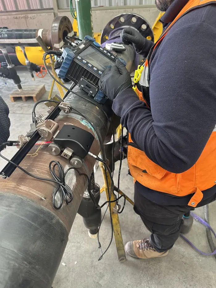 Inspección por ultrasonido phased array (PAUT) en tubería